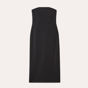 Everlane Strapless Black Dress